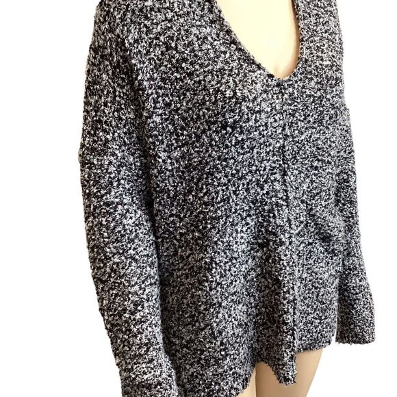 Kerisma Raven Thick Knit Sweater Black & White Size S/M Anthropologie - Picture 4 of 7